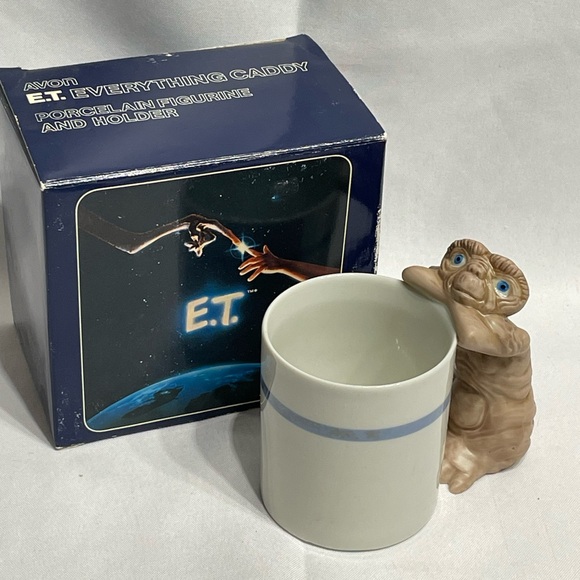Vintage AVON E.T. the Extra-Terrestrial Everything Caddy Can Be Used As Mug EUC - Picture 1 of 12